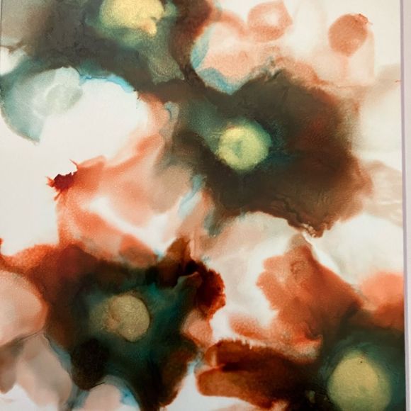 New Original Signed Artwork Alcohol Ink on Paper 103 - Picture 3 of 6